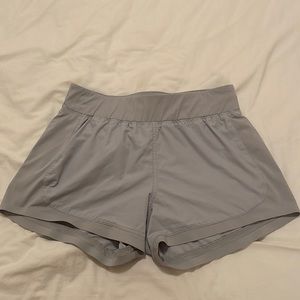Athleta Dusty Blue Running Shorts Size Small